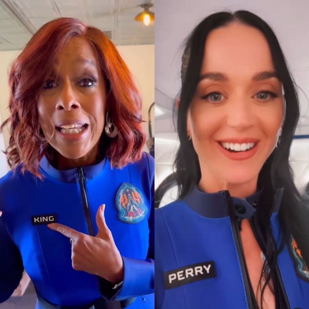 Katy Perry's Custom Designer Astronaut Suit for Space Flight REVEALED; Lauren Sanchez and Gayle King Flaunt Fits