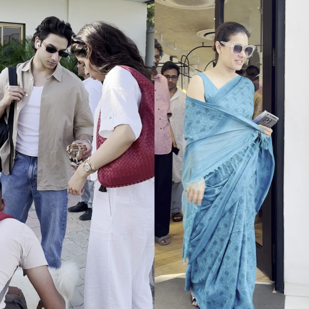 Top Fashion Looks Of The Day: Rumored couple Khushi Kapoor-Vedang Raina take comfy route, Kajol picks saree for day out