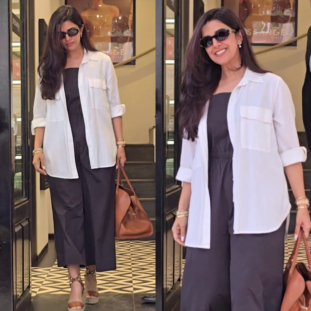 Nimrat Kaur elevates her salon visit look with a luxury handbag worth Rs 4,43,000 