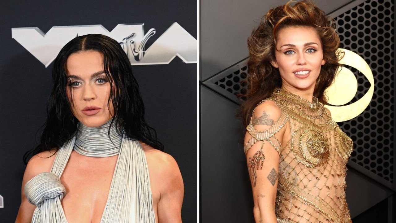 Katy Perry and Miley Cyrus (PC: Getty Images) Getty Images