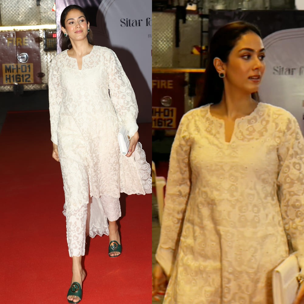 Mira Rajput Kapoor pairs Rs 2.54 lakh clutch with simple kurta set at a music night