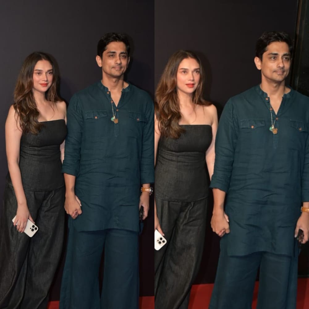 'They look too cool to ignore': Aditi Rao Hydari-Siddharth continue their couple fashion game in Rs 7,300 denim outfit and co-ord set