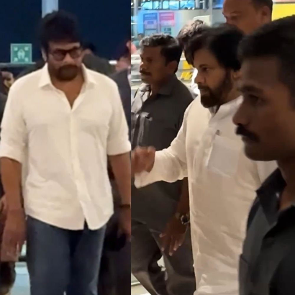 Watch: Pawan Kalyan rushes to Singapore with Chiranjeevi after former's son Mark sustains injuries in school fire accident