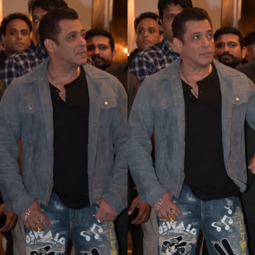 Salman Khan proves his JALWA is different as he wears Oswald the Lucky Rabbit-print jea...