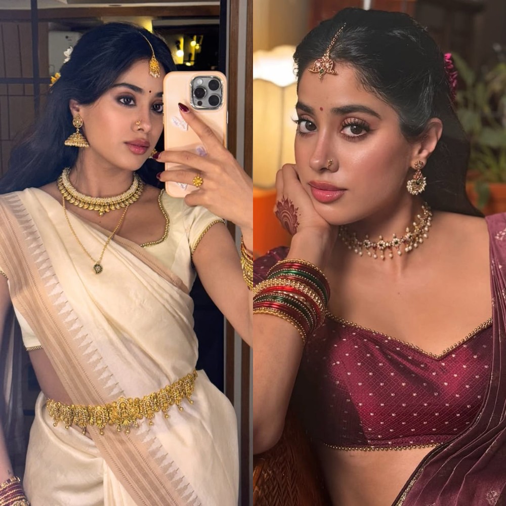 Janhvi Kapoor’s new look is your guide to perfect South Indian makeup and jewelry in 5 easy steps 