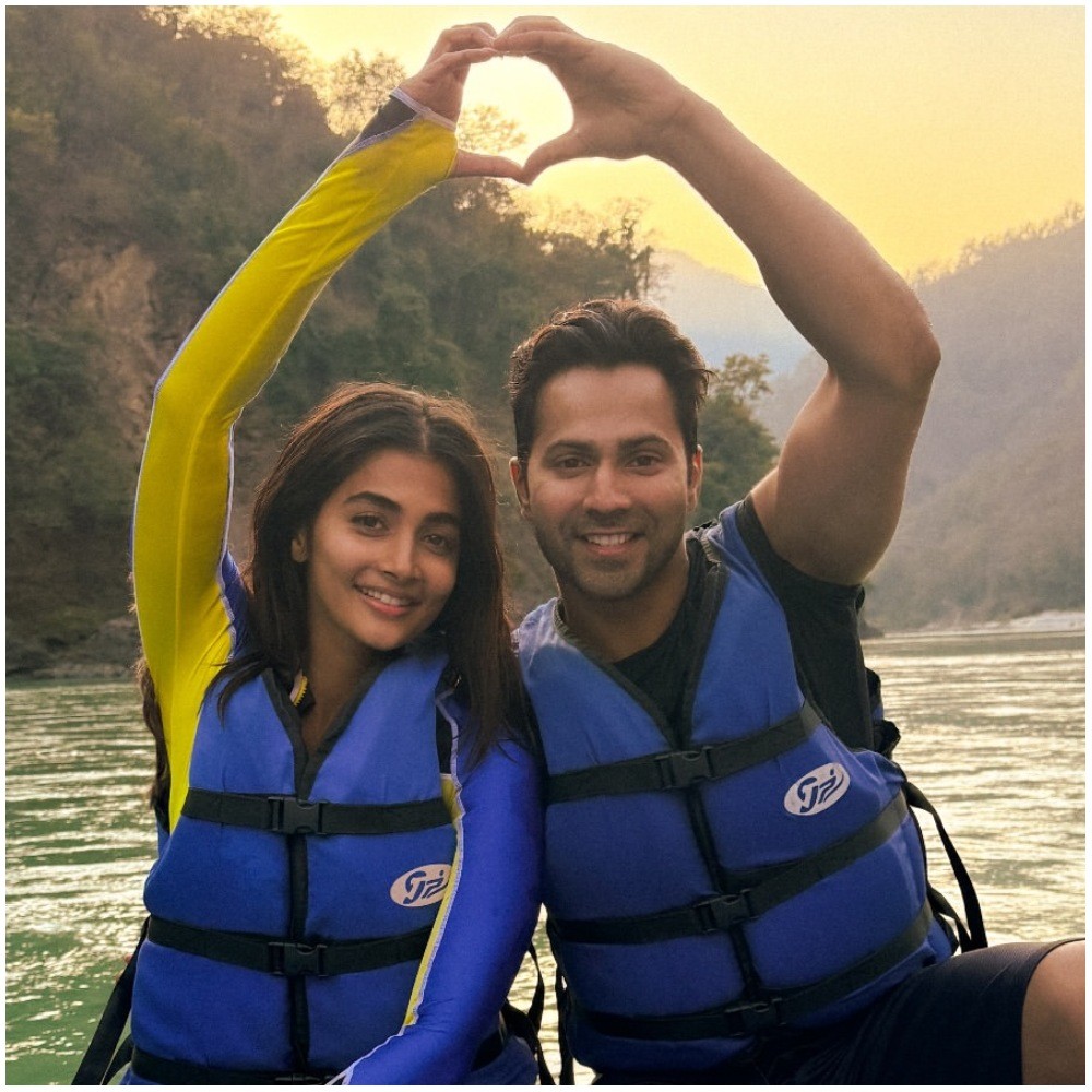 Hai Jawani Toh Ishq Hona Hai: Pooja Hegde has ‘proof’ that birthday boy Varun Dhawan tried to ‘drown’ her; see fun BTS pics