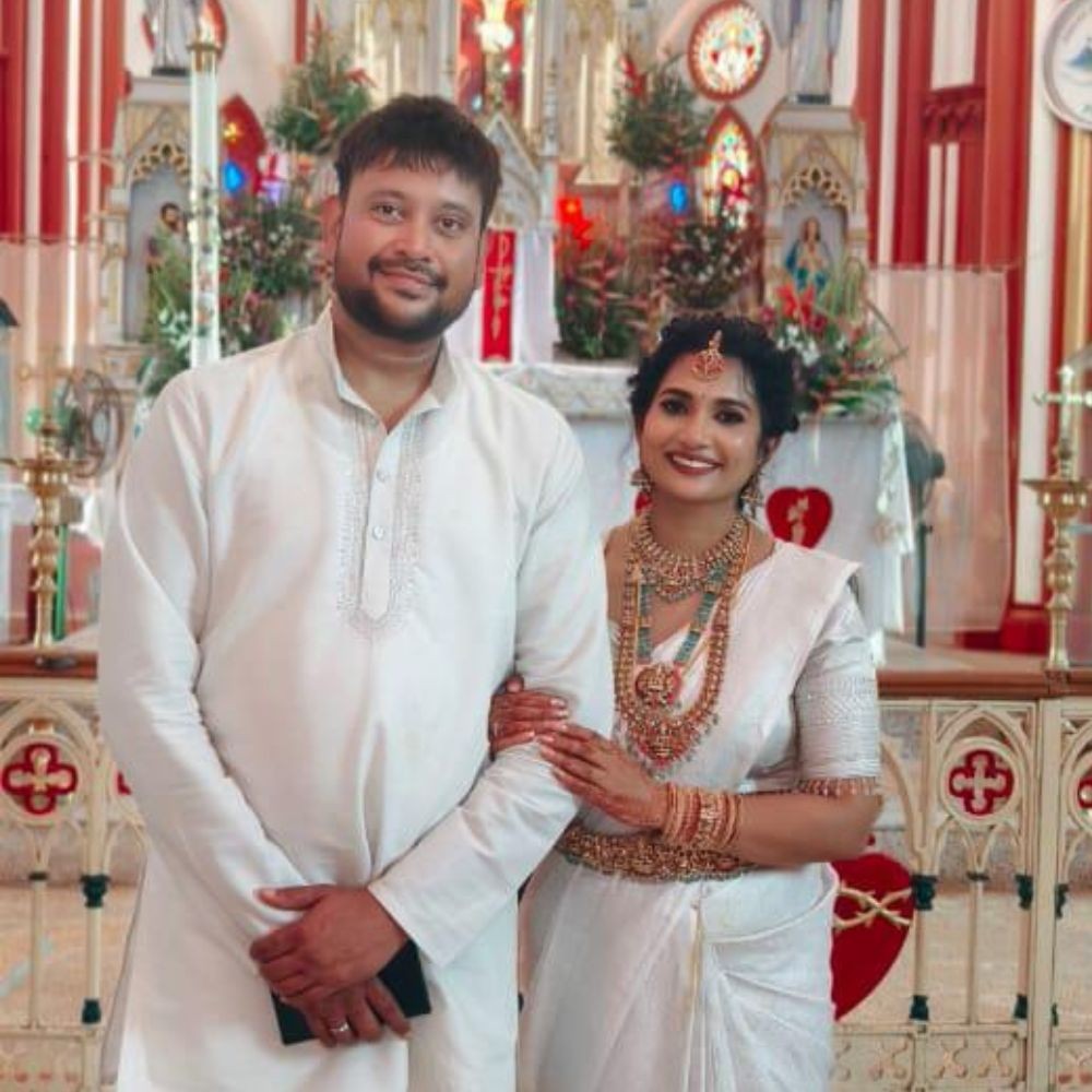 Tamil actor Leo Hamsavirdhan gets hitched for the second time, marries model Nimisha following twin rituals