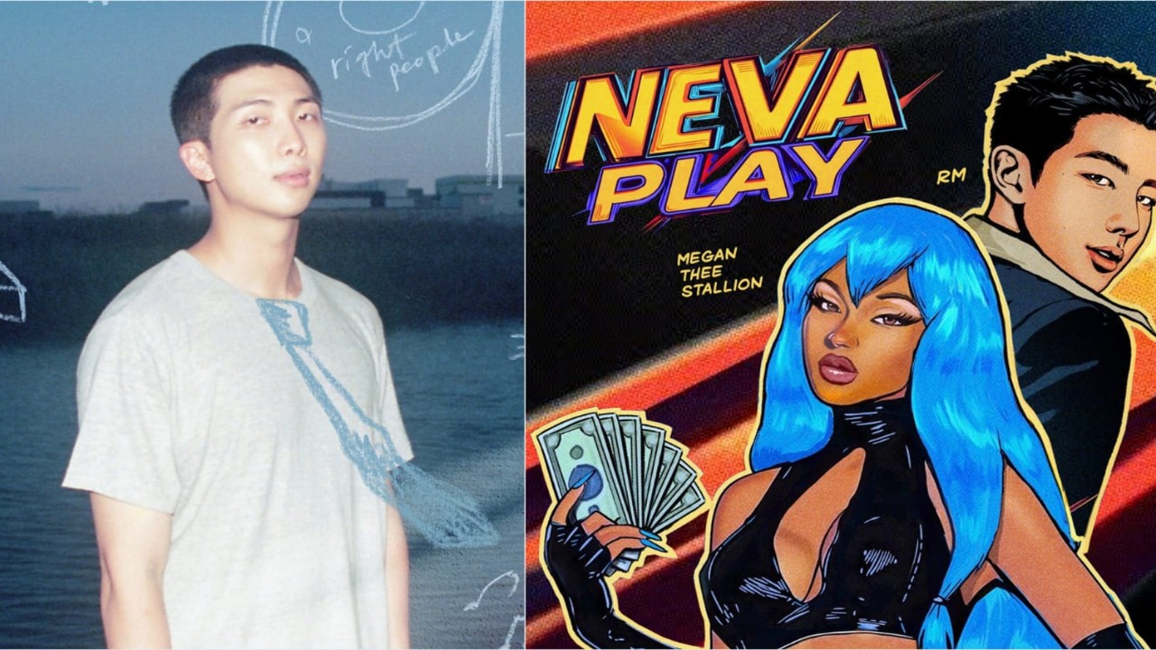 RM, Neva Play poster: Courtesy of BTS Twitter RM, Neva Play poster: Courtesy of BTS Twitter