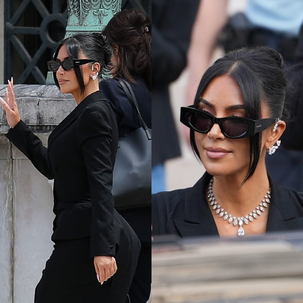 Kim Kardashian flaunts USD 1.5 million necklace, ear cuffs, and diamond ring bought from insurance payout from 2016 jewelry heist