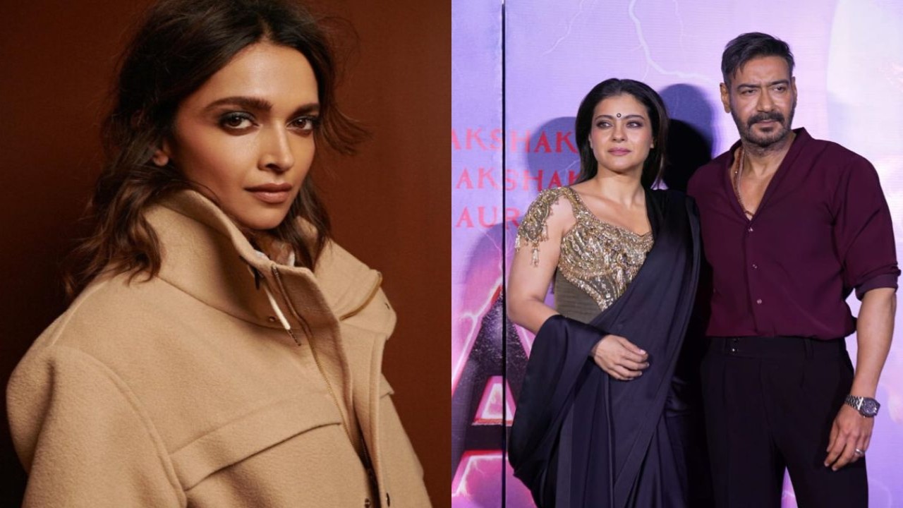 Picture Courtesy: Viral Bhayani Reacting to Deepika Padukone, Sandeep Reddy Vanga’s drama, and Nysa’s debut: 3 truth bombs dropped by Ajay Devgn, Kajol at Maa trailer launch