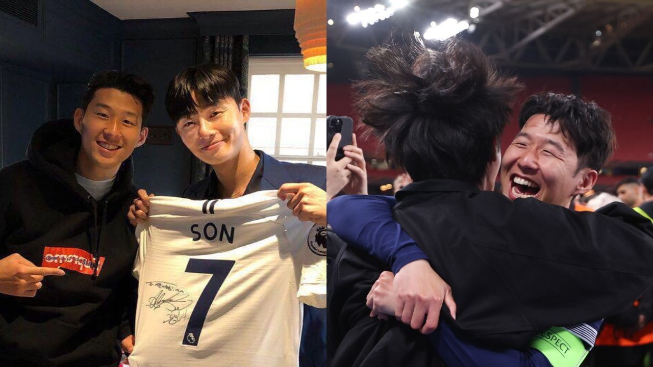 Park Seo Joon, Son Heung Min: image courtesy of Park Seo Joon's Instagram, Getty Images Park Seo Joon, Son Heung Min: image courtesy of Park Seo Joon's Instagram, Getty Images
