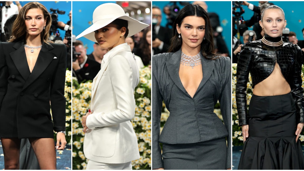 PC: Getty Images Hailey Bieber, Zendaya, Dua Lipa, Kendall Jenner, and Miley Cyrus at Met Gala 2025