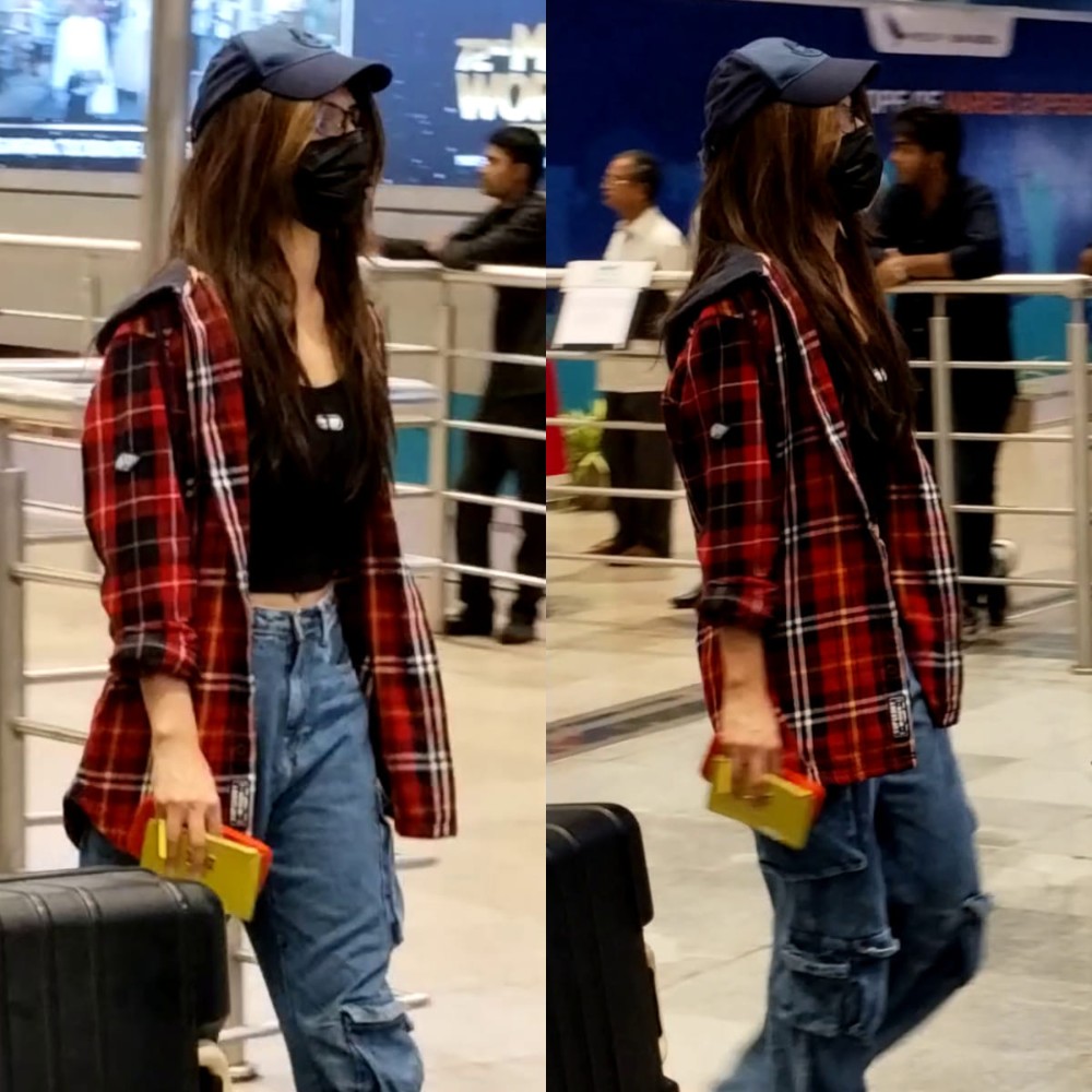 Sreeleela wears men’s hooded shirt with cool-girl fit for airport look, styles it effortlessly 