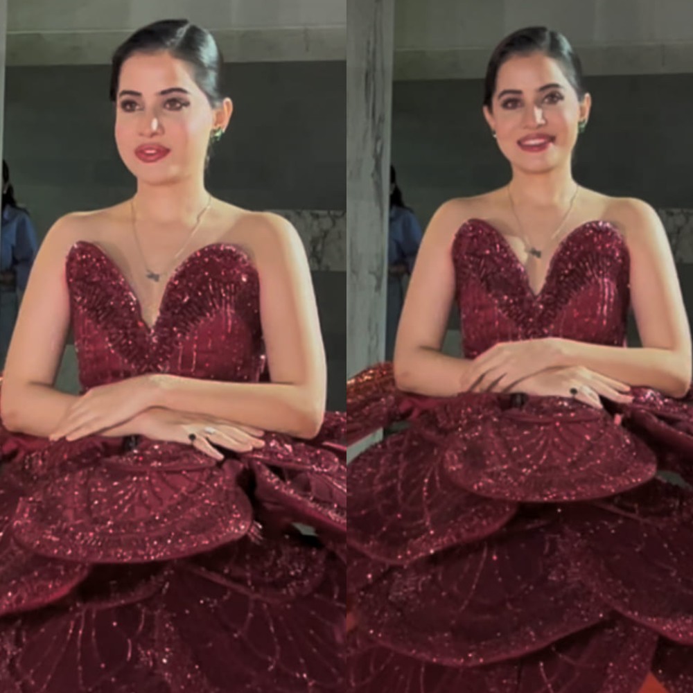 Uorfi Javed reveals her rose mini-dress after visa denial for Cannes Film Festival 2025 and it has a twist