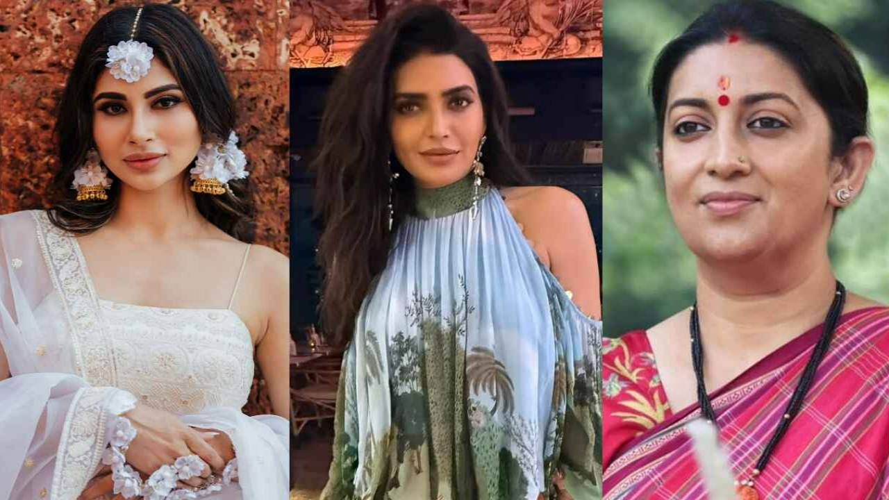 Kyunki Saas Bhi Kabhi Bahu Thi New Season: Mouni Roy and Karishma Tanna to reunite with Smriti Irani? (Pic Credit: Mouni Roy, Karishma Tanna, Smriti Irani Instagram) Mouni Roy, Karishma Tanna, Smriti Irani