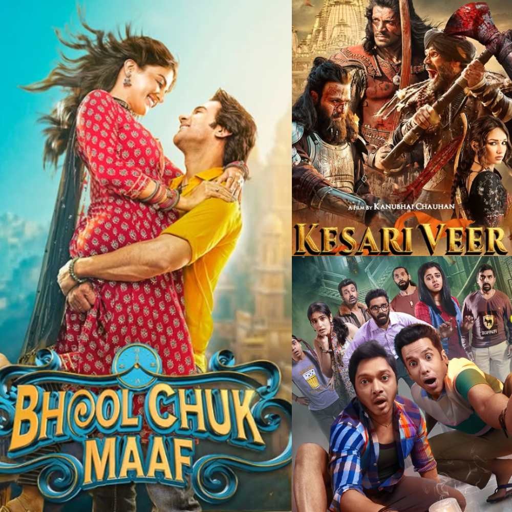 Bhool Chuk Maaf vs Kesari Veer vs Kapkapiii Box Office Expectations: Which Bollywood movie will lead this Friday?