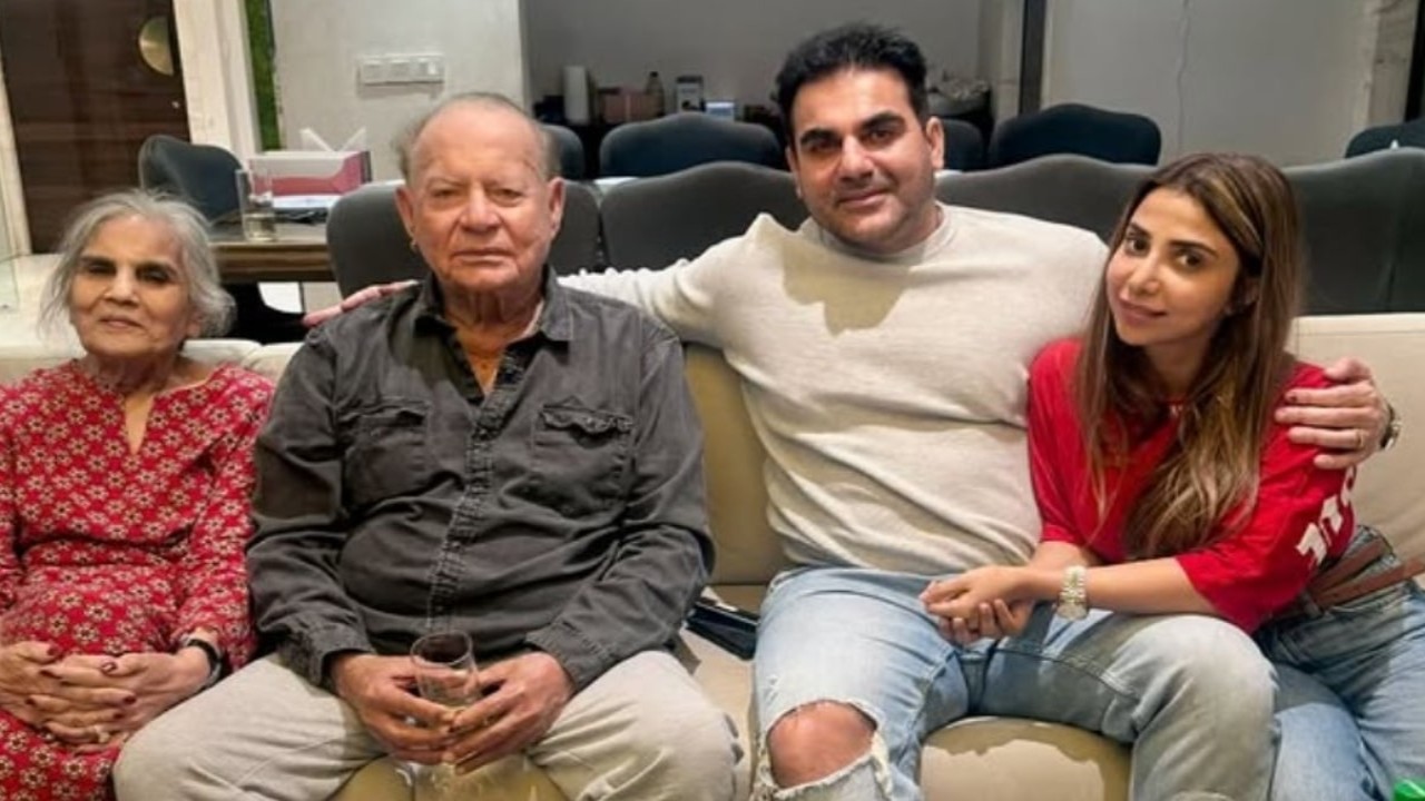 PC: Arbaaz Khan/Instagram Arbaaz Khan’s latest PIC ft. pregnant wife Sshura Khan, parents Salim-Salma Khan proves he is family man at heart