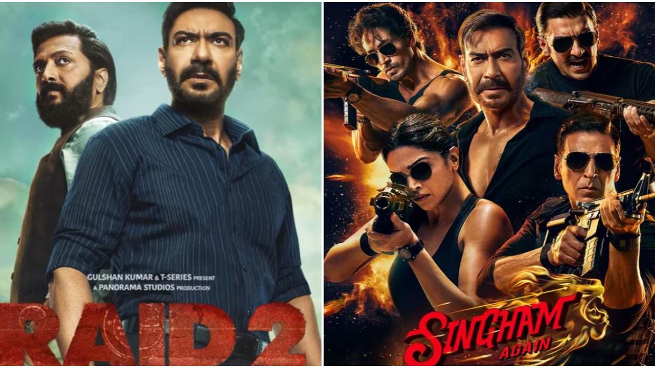 Picture courtesy: Ajay Devgn/Instagram Raid 2 vs Singham Again Box Office Comparison: Here's how Ajay Devgn's movies performed in their first seven days