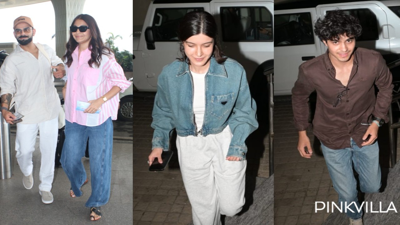 Picture Courtesy: Viral Bhayani 5 Celeb PHOTO Spottings: Anushka Sharma-Virat Kohli fly out of Mumbai; Shanaya Kapoor, Abhay Verma go out for movie