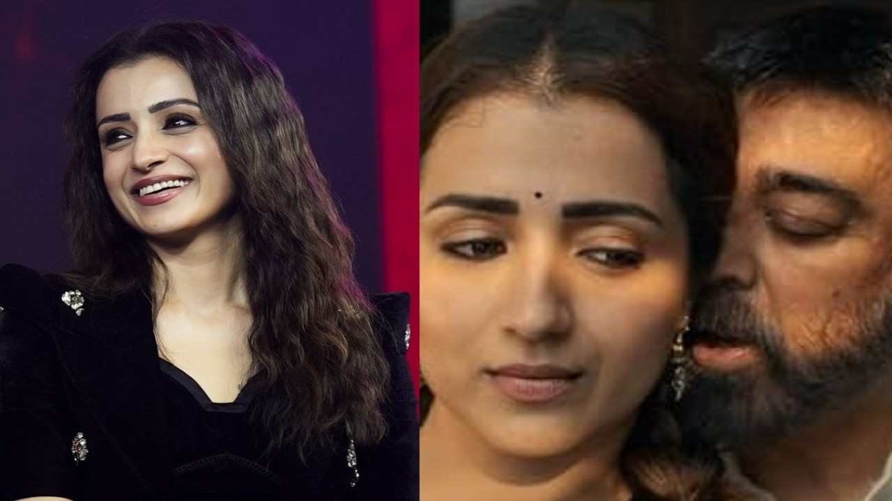 Trisha Krishnan BREAKS SILENCE on romancing Kamal Haasan despite 30-year age gap (PC: RKFI on X, IMDb) Trisha Krishnan BREAKS SILENCE on romancing Kamal Haasan despite 30-year age gap