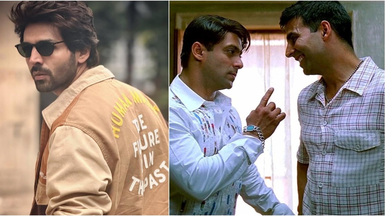 Pic Courtesy: Kartik Aaryan Instagram and Mujhse Shaadi Karogi IMDb Pic Courtesy: Kartik Aaryan Instagram and Mujhse Shaadi Karogi IMDb