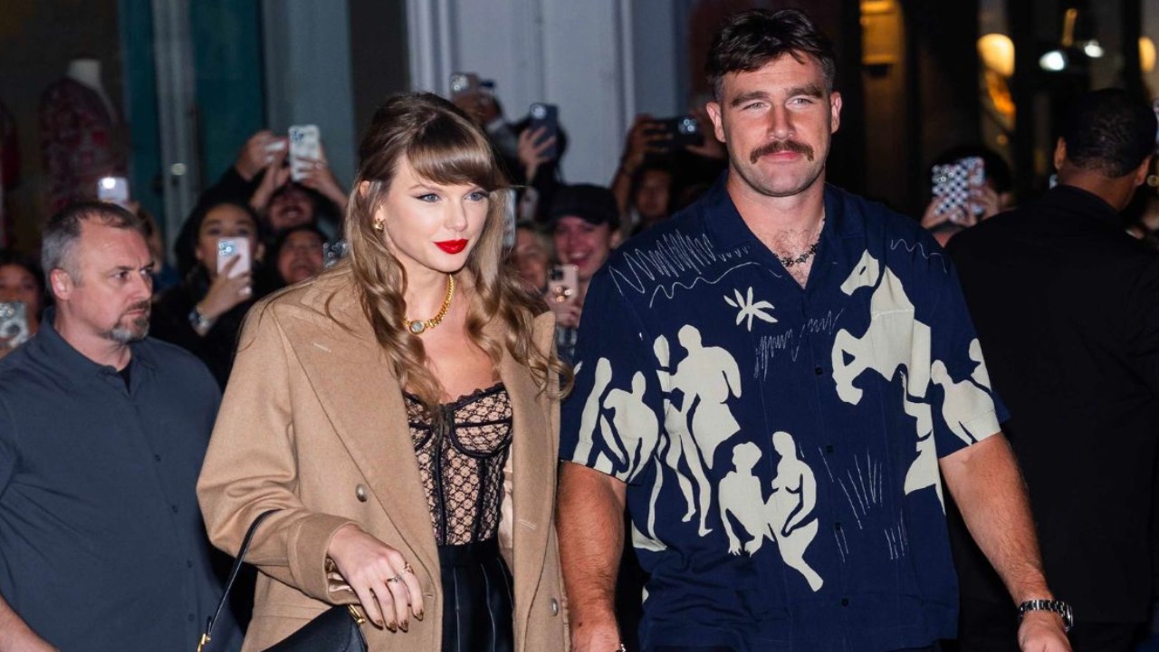 Taylor Swift and Travis Kelce (Getty) Will Taylor Swift Move In With Boyfriend Travis Kelce?