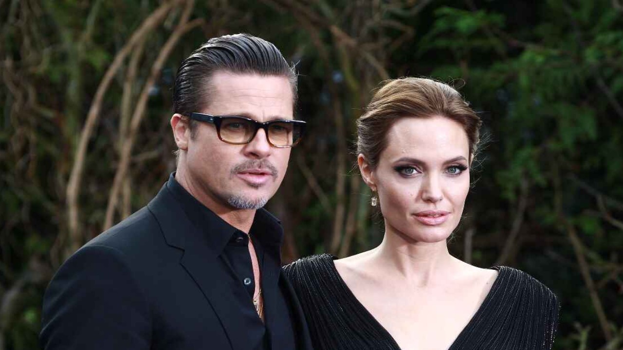Brad Pitt and Angelina Jolie via Getty Images Getty Images