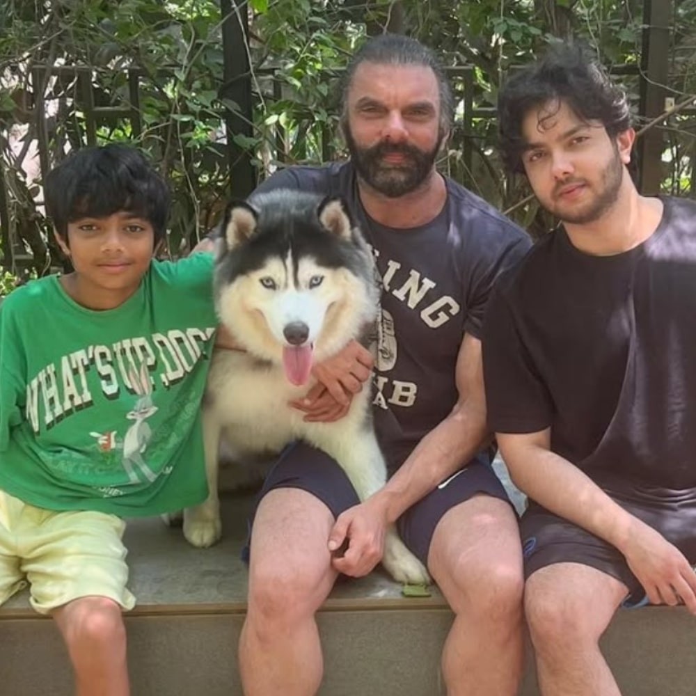 Sohail Khan's latest PICS with sons Nirvaan, Yohan and their doggo screams love and happiness; don't miss