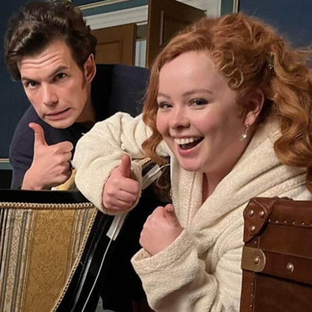 Bridgerton Season 3 BTS Photos Show Nicola Coughlan, Luke Newton, and More Having Fun As Netflix Renews Series Through Season 6