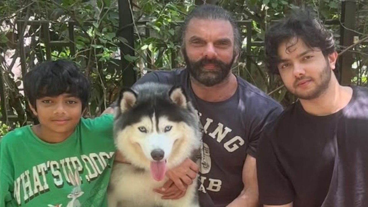 PC: Sohail Khan/Instagram Sohail Khan's latest PICS with sons Nirvaan, Yohan and their doggo screams love and happiness; don't miss