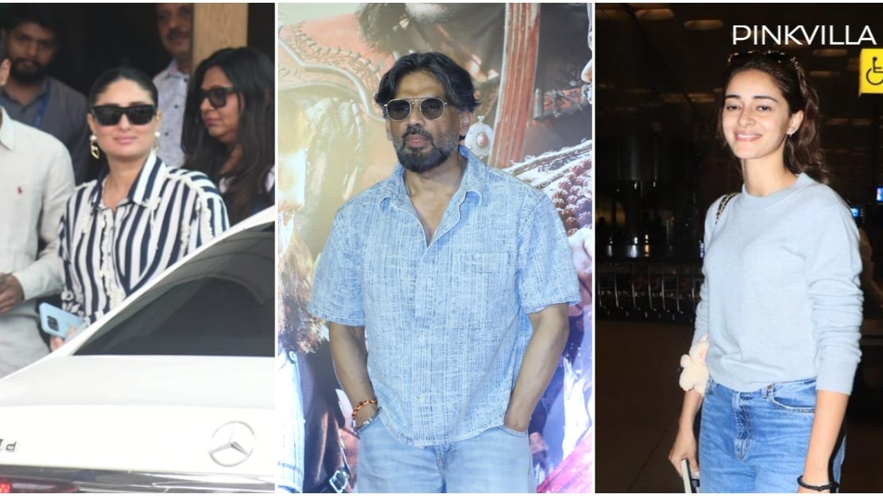 PC: Viral Bhayani 5 Celeb PHOTO Spottings: Ananya Panday, Kareena Kapoor ace airport fashion and Suniel Shetty attends Kesari Veer screening