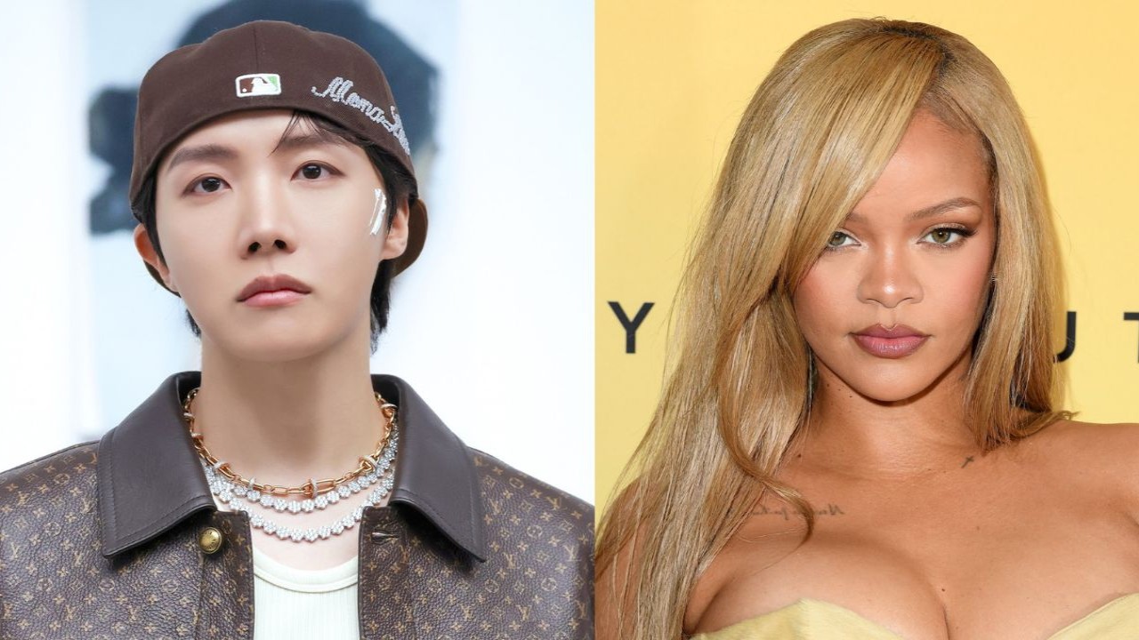 J-Hope, Rihanna: courtesy of BTS' Facebook, Getty Images J-Hope, Rihanna: courtesy of BTS' Facebook, Getty Images