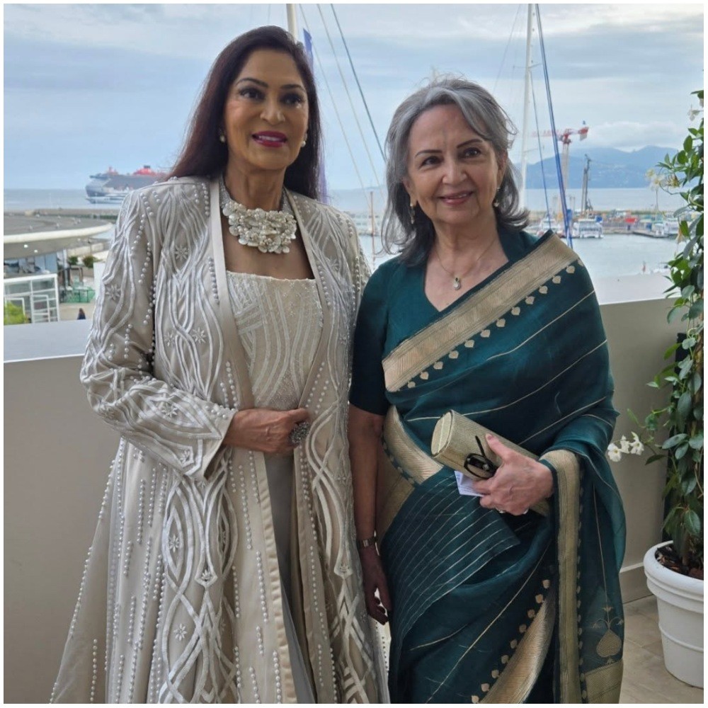 ‘Mixed emotions coursing…’ Glimpse of moments before Sharmila Tagore and Simi Garewal walked Cannes 2025 red carpet