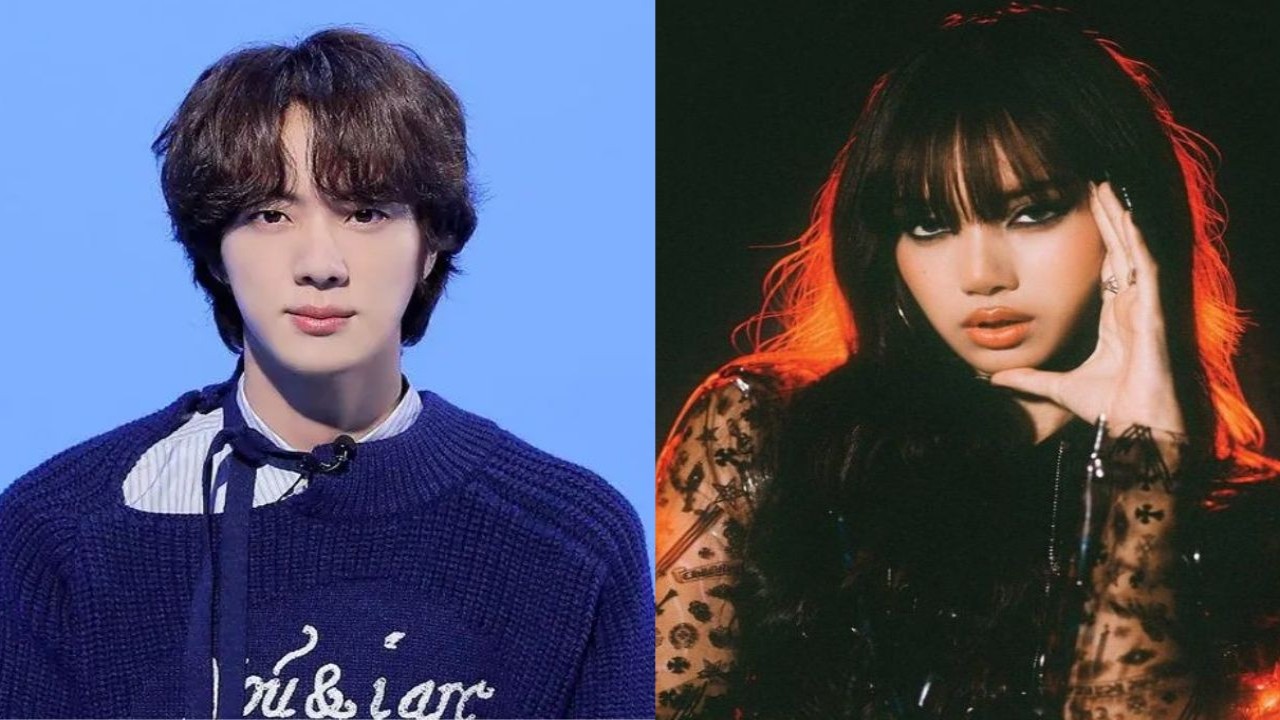 BTS Jin, BLACKPINK Lisa: Credits BTS X and Lisa's Instagram BTS Jin, BLACKPINK Lisa: Credits BTS X and Lisa's Instagram
