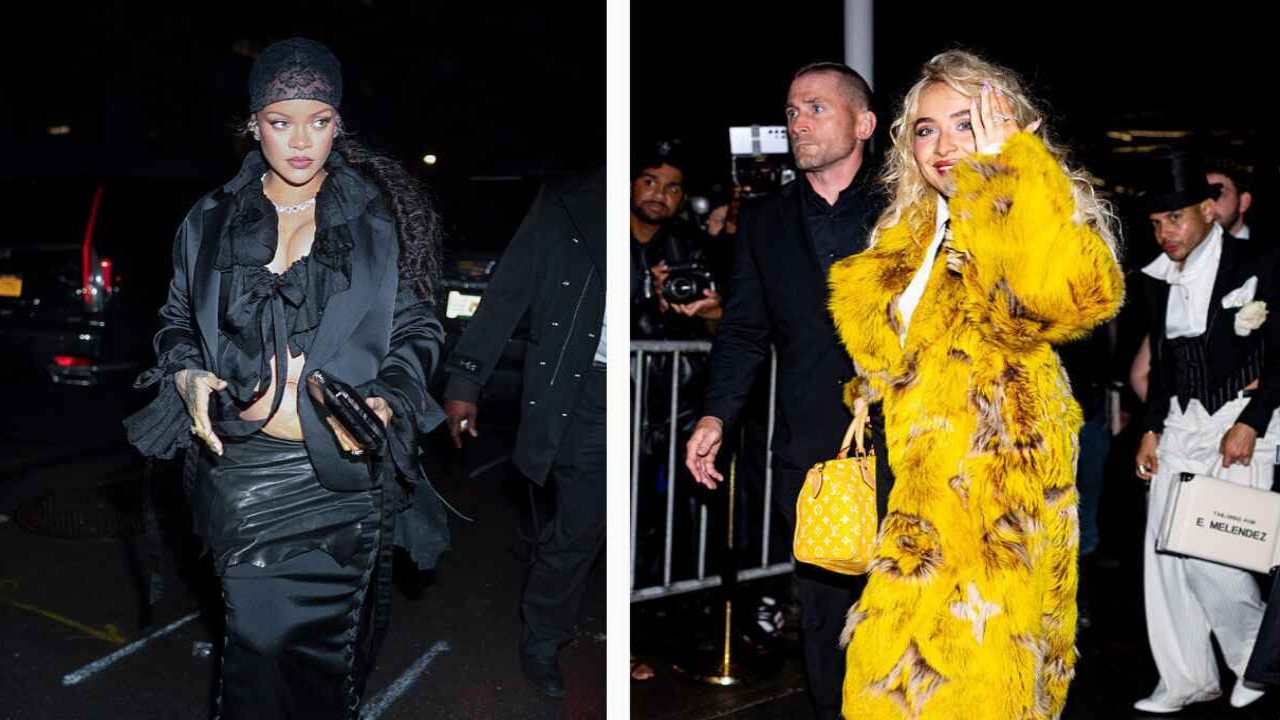 Rihanna and Sabrina Carpenter via Getty Images Getty Images
