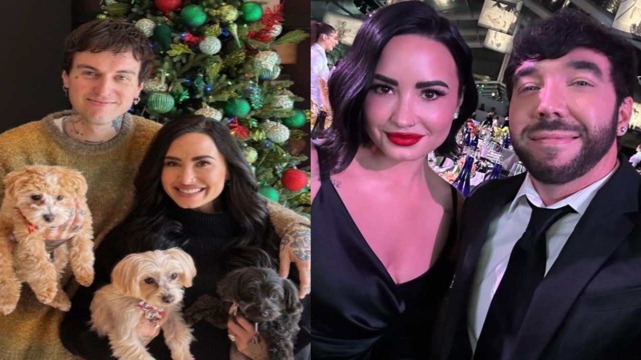 Jordan 'Jutes' Lutes, Demi Lovato and Matthew Scott Montgomery (CC: Instagram) Jordan 'Jutes' Lutes, Demi Lovato and Matthew Scott Montgomery (CC: Instagram)