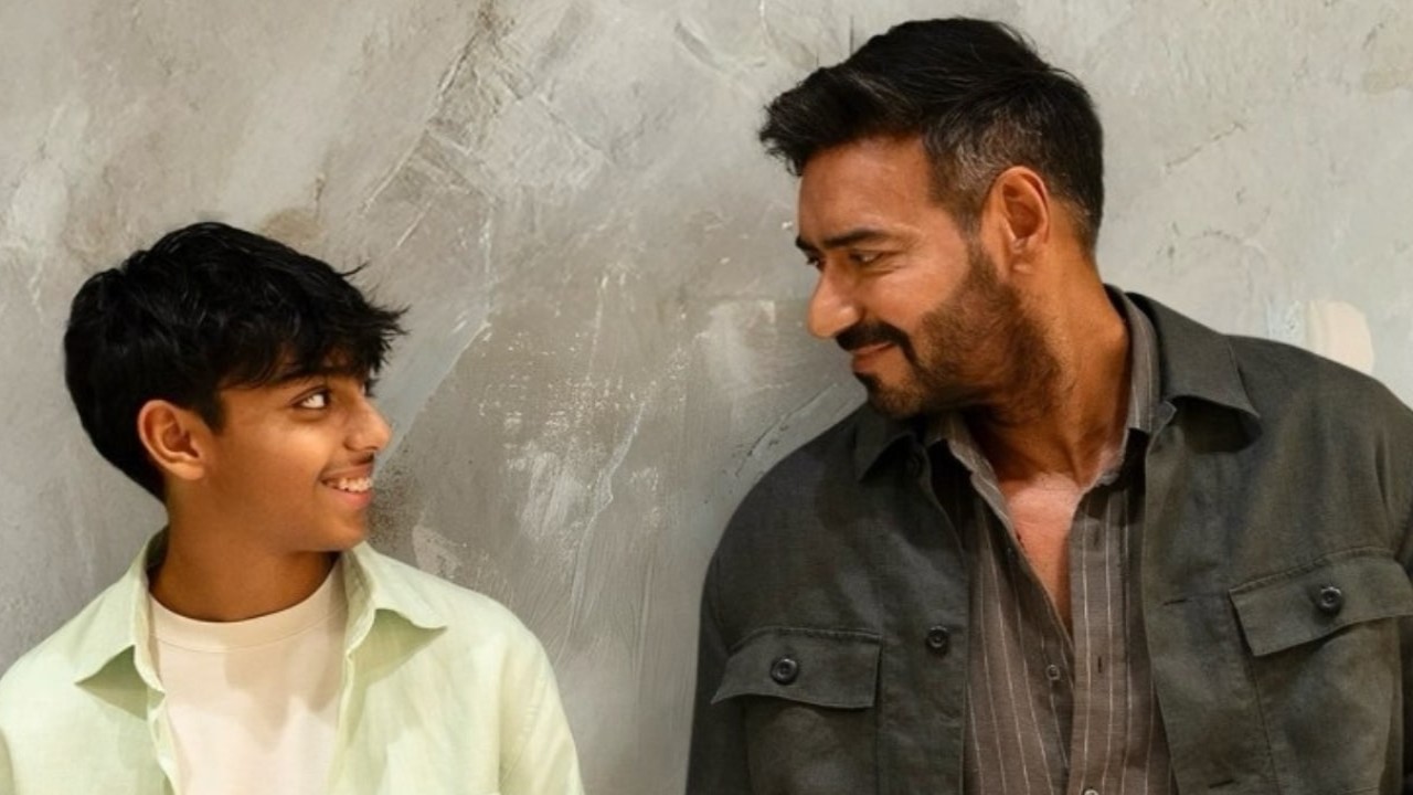 PC: Ajay Devgn on Instagram PIC: Ajay Devgn's hilarious post about teaching tricks of trade to son Yug Devgan is every dad ever