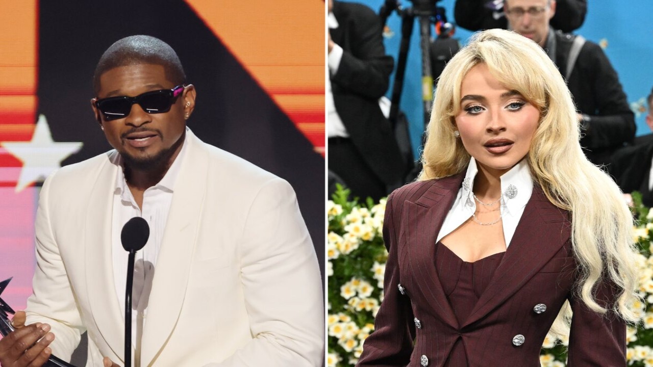 L- Usher, R- Sabrina Carpenter (PC: Getty Images) Getty Images