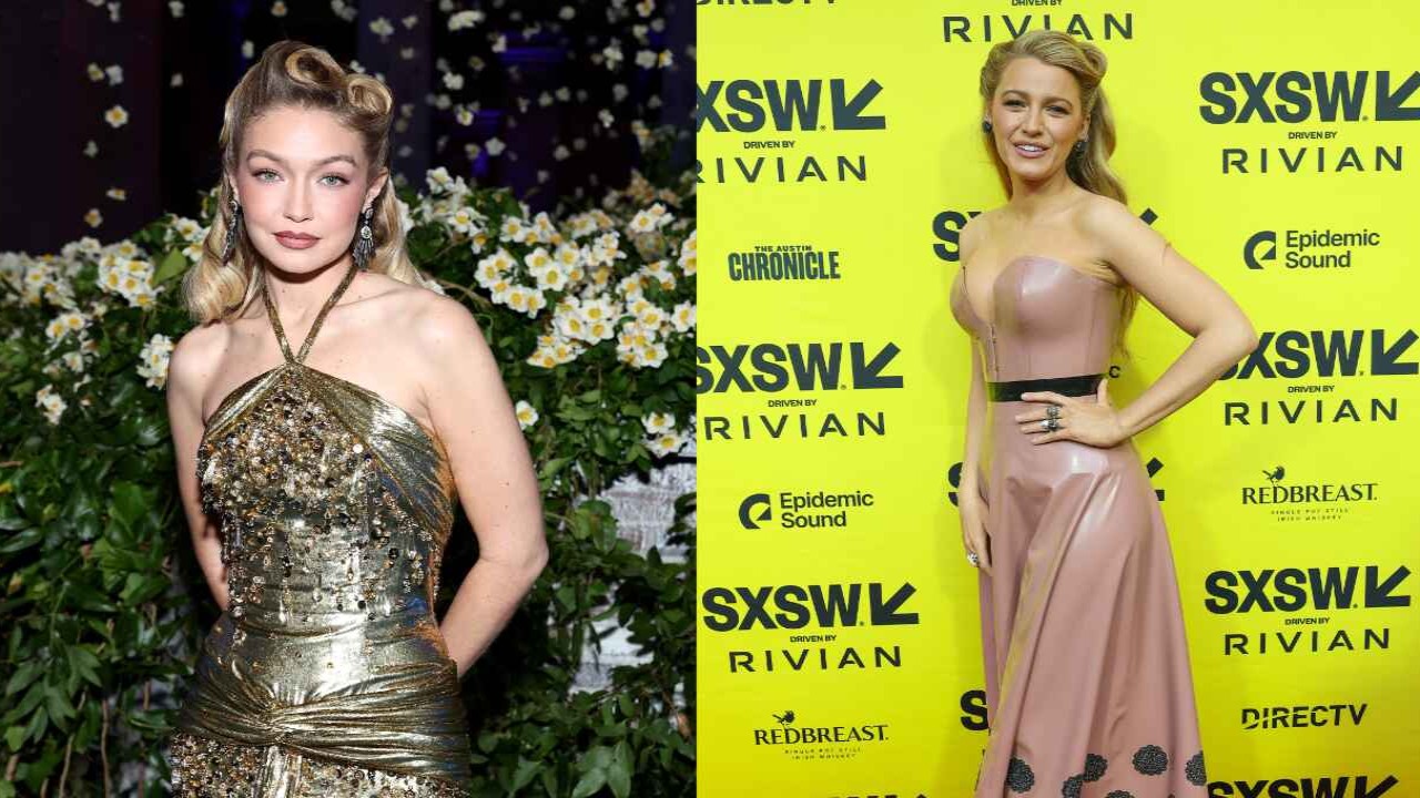 Gigi Hadid and Blake Lively via Getty Images Getty Images