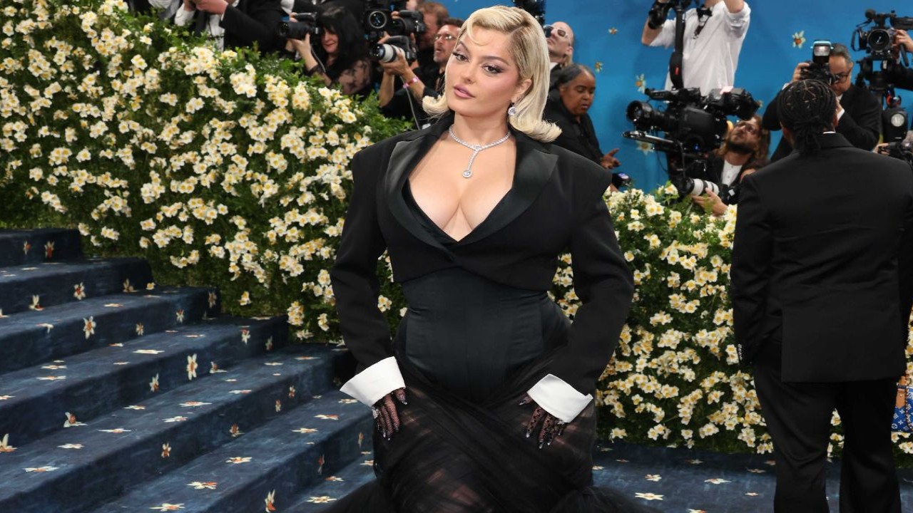 Bebe Rexha at Met Gala 2025 (CC: Getty Images) CC: Getty Images