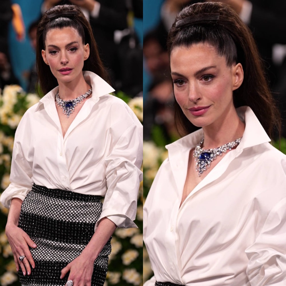 MET Gala 2025: Anne Hathaway’s jeweled skirt featured 200,000 beads and rhinestones