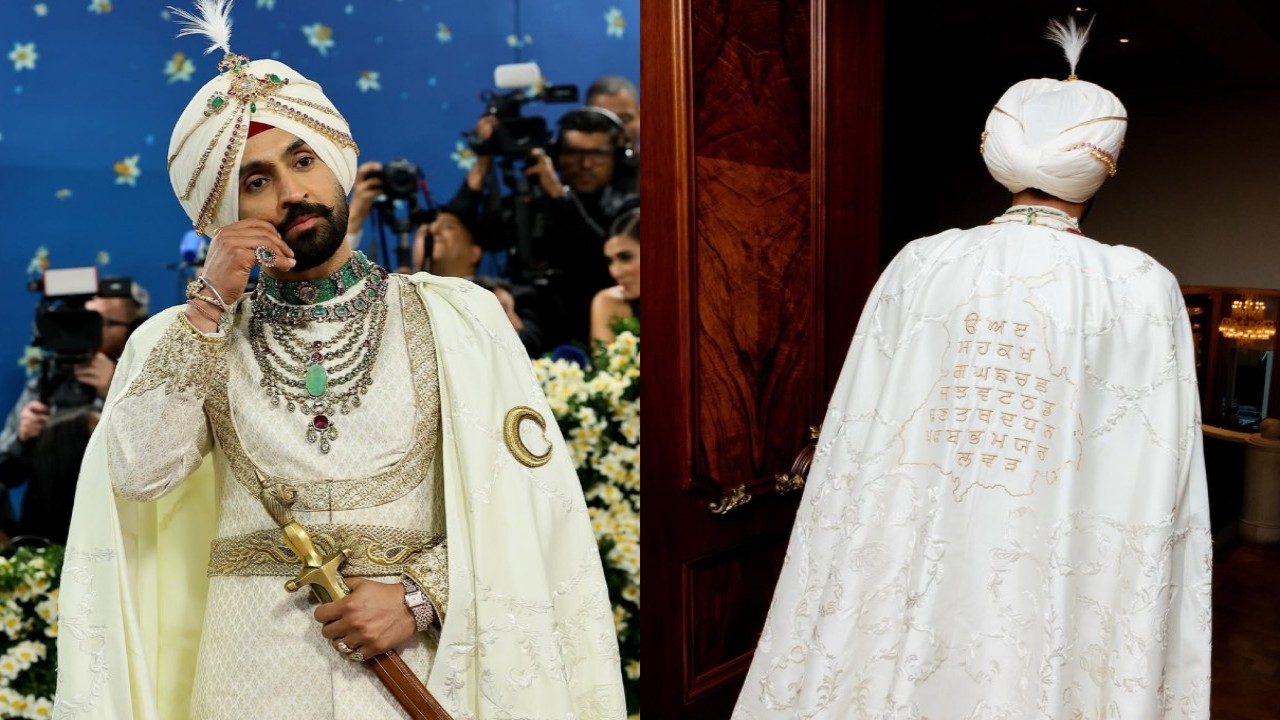 Picture Courtesy: Diljit Dosanjh Instagram A love letter to Punjab in every stitch: Here's what text on Diljit Dosanjh’s cape at MET Gala 2025 really means