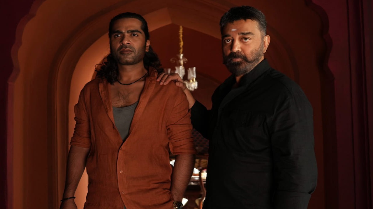 STR on grabbing Kamal Haasan’s neck in Thug Life