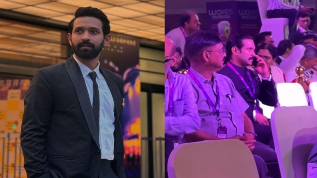 Picture Courtesy: Pinkvilla/Vikrant Massey Instagram Vikrant Massey’s fresh new look at WAVES 2025 goes VIRAL; is it for his upcoming film on Sri Sri Ravi Shankar? WATCH
