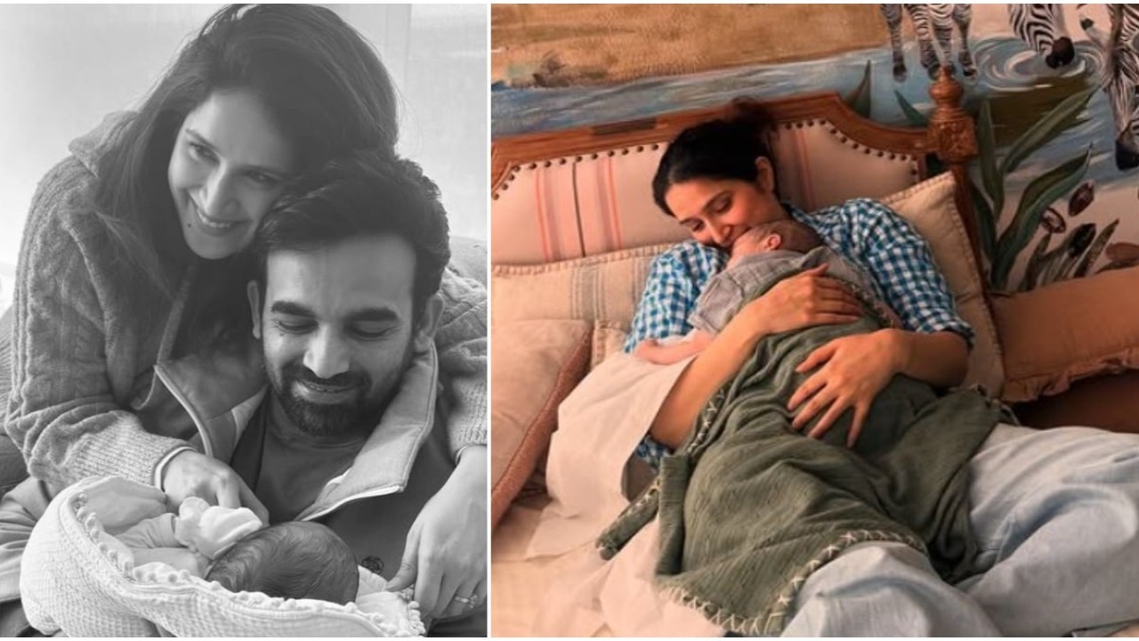 PC: Sagarika Ghatge on Instagram Shah Rukh Khan's Chak De India co-star Sagarika Ghatge's PICS with son Fatehsinh Khan wins new mom Athiya Shetty's heart