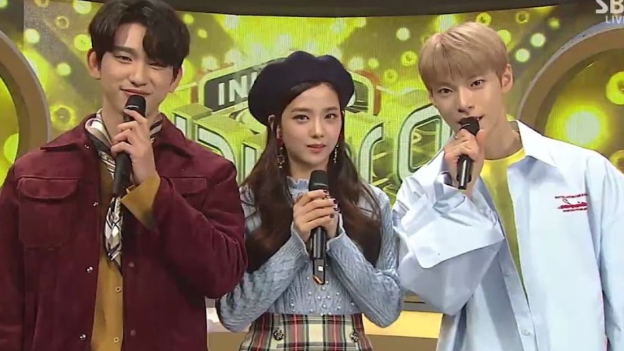 (from left) Jinyoung, Jisoo and Doyoung: courtesy of SBS (from left) Jinyoung, Jisoo and Doyoung: courtesy of SBS