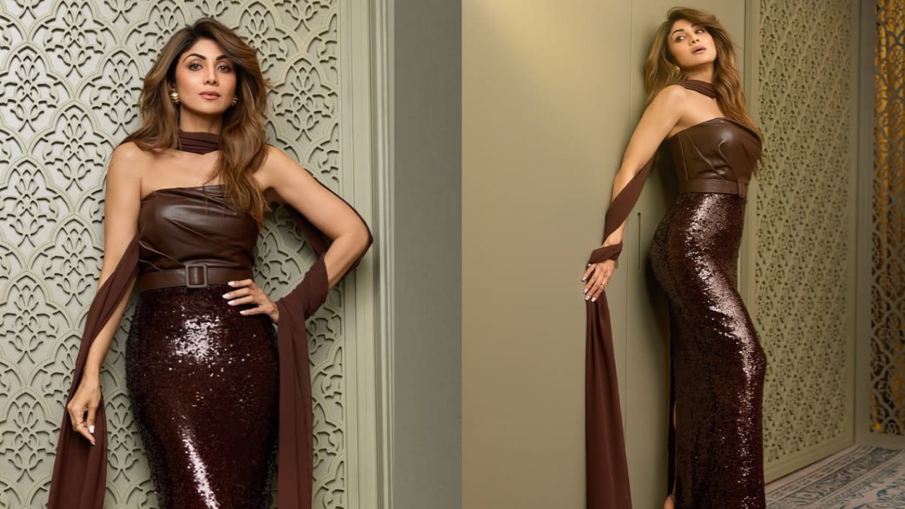 Shilpa Shetty’s Rs 1,03,000 HOT chocolate outfit needs to be on every fashionista’s rad...