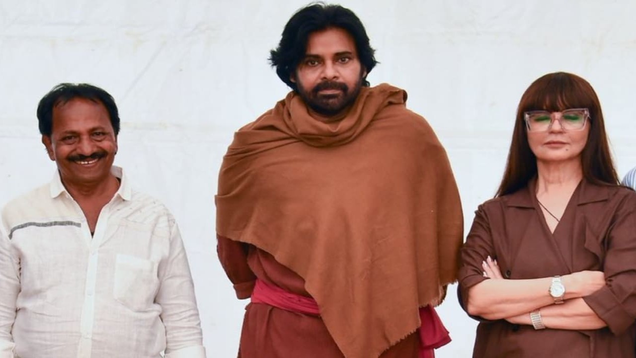 Pawan Kalyan finally wraps up the shoot for Hari Hara Veera Mallu (PC: HHVM, X) Pawan Kalyan finally wraps up the shoot for Hari Hara Veera Mallu