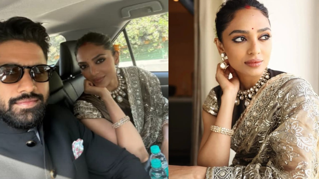 Sobhita Dhulipala flaunts her sindoor in new selfie with Naga Chaitanya from WAVES Summit 2025 (PC: Sobhita Instagram) Sobhita Instagram/Akhya X