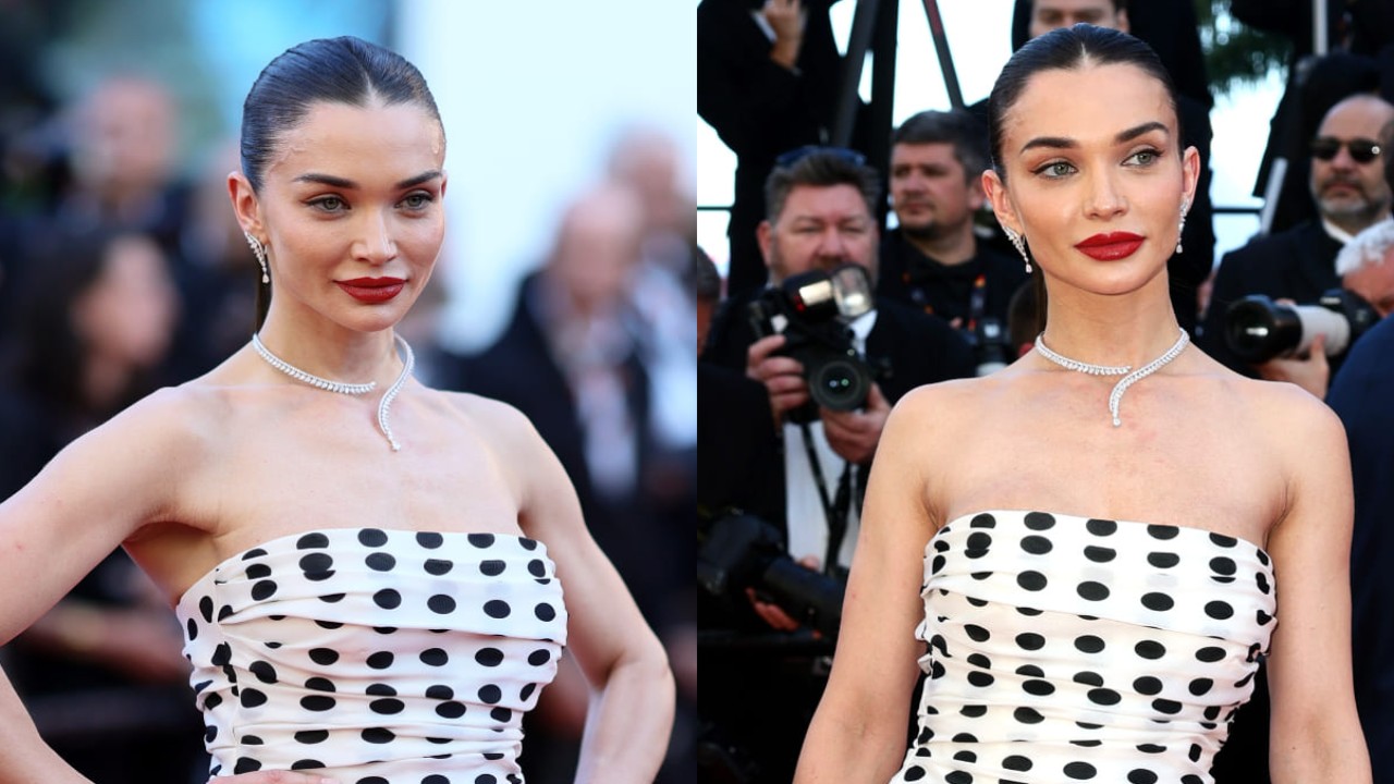 Cannes Film Festival 2025: Amy Jackson's look in Carolina Herrera's polka dot dress is mix of vintage print and modern style Amy Jackson